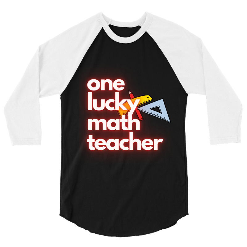 One Lucky Match Teacher  Premium 3/4 Sleeve Shirt | Artistshot