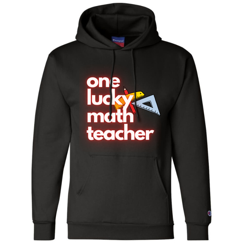 One Lucky Match Teacher  Premium Champion Hoodie | Artistshot