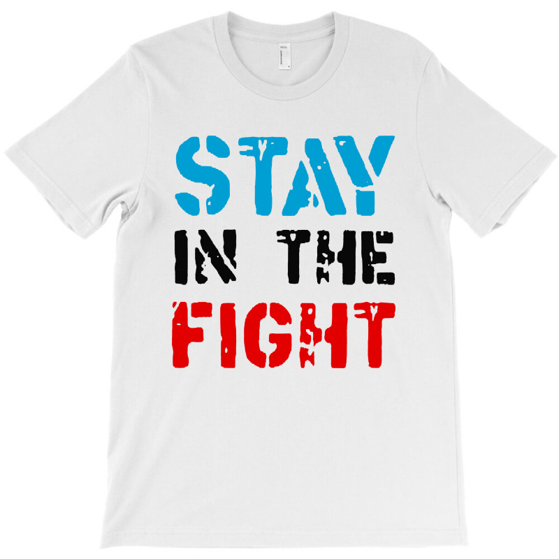 Custom Stay In The Fight Washington Nationals For Dark Ladies Curvy T-shirt  By Paulscott Art - Artistshot