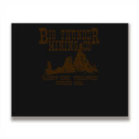 Big Thunder Mining Co Metal Print Horizontal | Artistshot