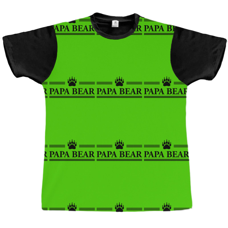 Papa Bear Graphic T-shirt by tshiart | Artistshot