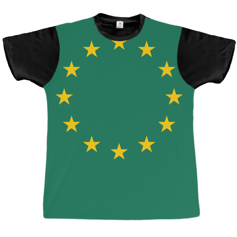 Living Eu Flag Graphic T-shirt | Artistshot