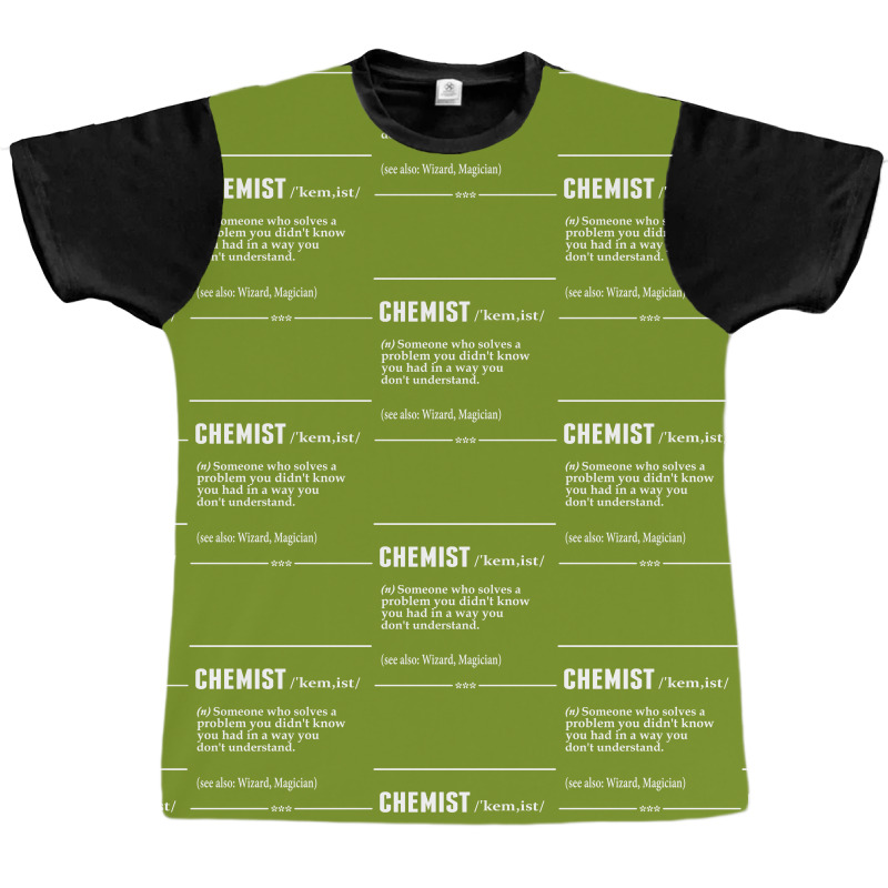 Chemist Noun Graphic T-shirt | Artistshot