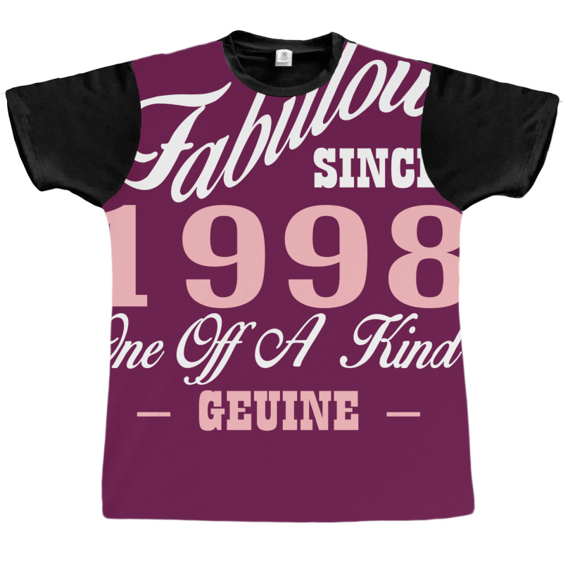 Sassy Fabulous Since 1998 Birthday Gift Graphic T-shirt | Artistshot