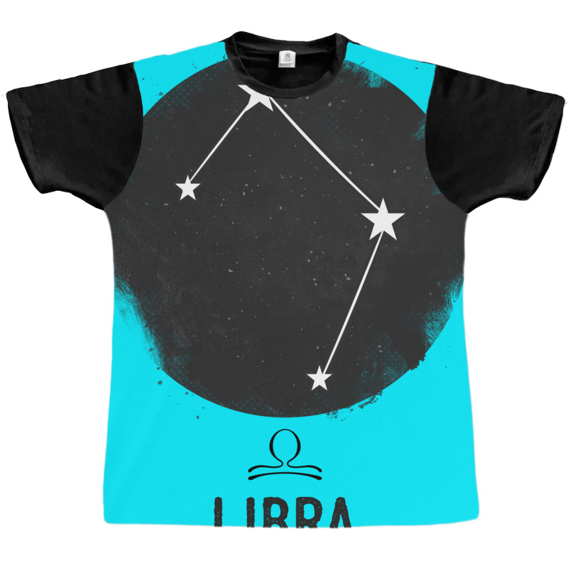 Minimal Libra Zodiac Sign Graphic T-shirt | Artistshot