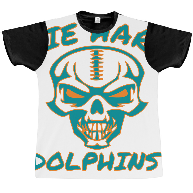 Die Hard Dolphins Graphic T-shirt | Artistshot