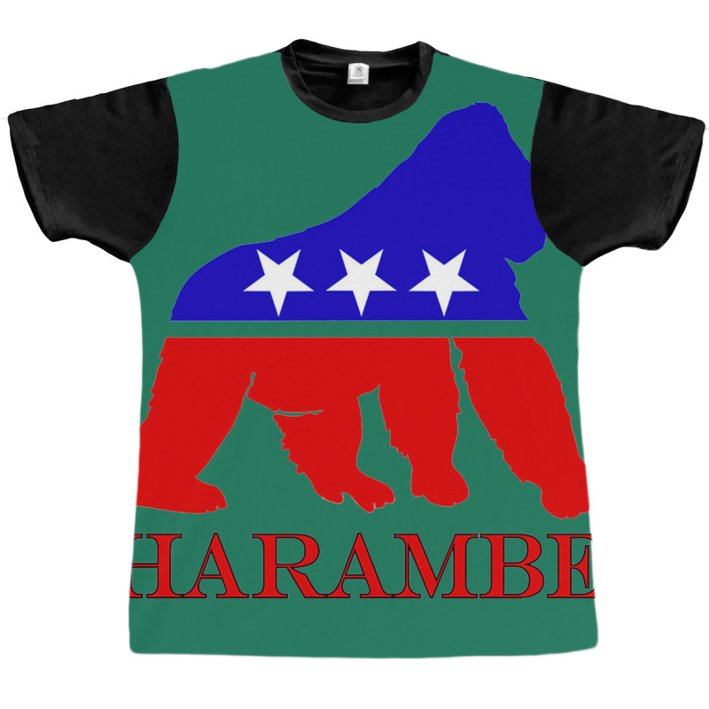 Harambe Graphic T-shirt by jamboebolo | Artistshot