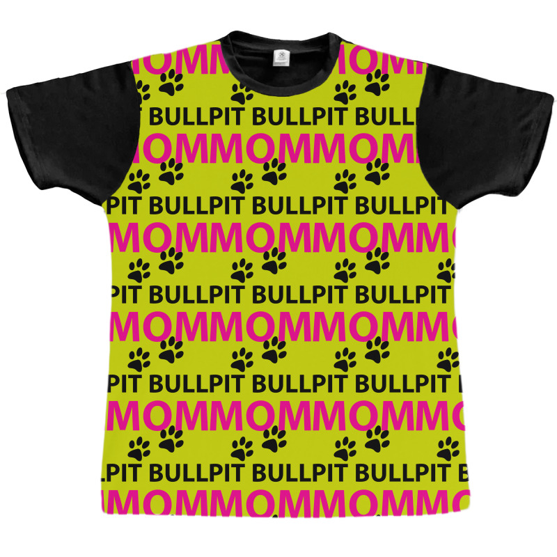 Pit Bull Mom Graphic T-shirt by SabriAcar | Artistshot