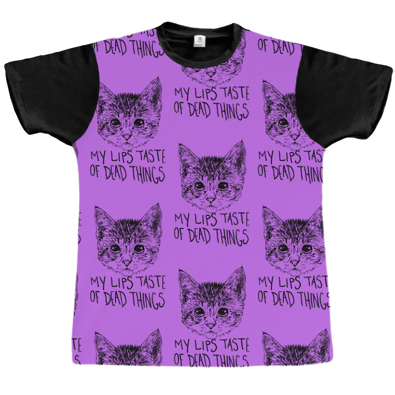 Morbid Kitten Graphic T-shirt by Specstore | Artistshot