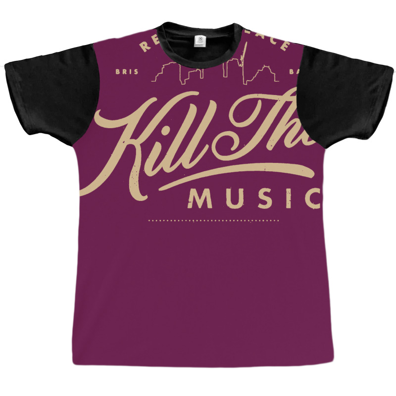 Rest In Peace Bris Bane Kill The Music Graphic T-shirt | Artistshot