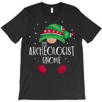 Archeologist Gnome Family Matching Christmas Pajamas T Shirt T-shirt | Artistshot