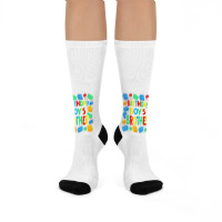 Birthday Brick Builder Funny Blocks Master Builder Brother T Shirt Crew Socks | Artistshot