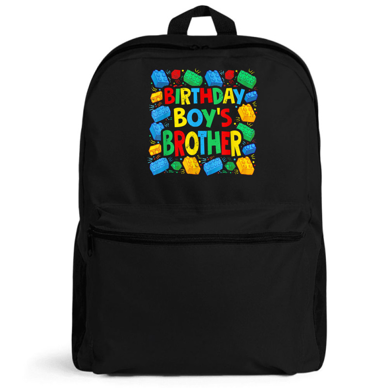 Birthday Brick Builder Funny Blocks Master Builder Brother T Shirt Backpack | Artistshot