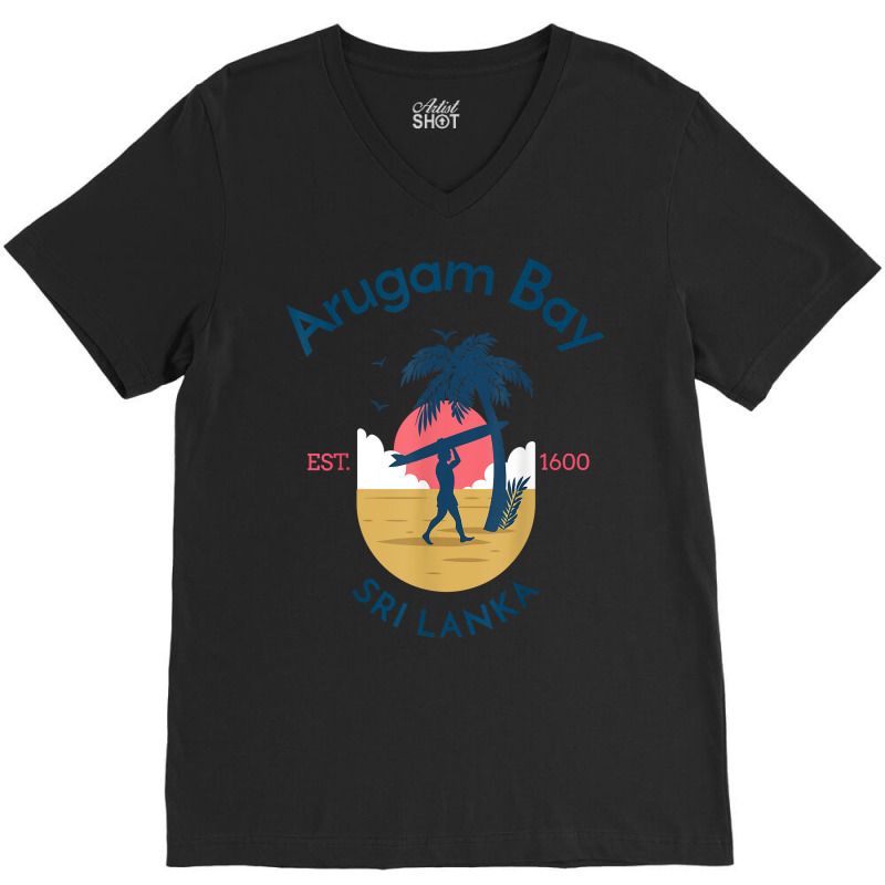 Arugam Bay In Sri Lanka T Shirt V-Neck Tee by vivianadubcy | Artistshot