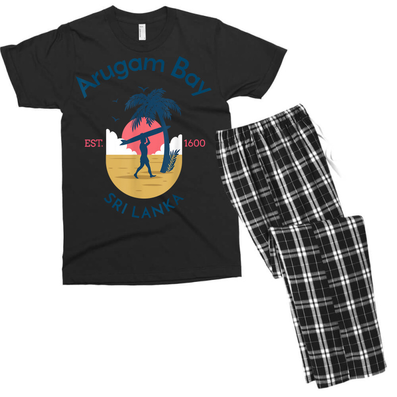 Arugam Bay In Sri Lanka T Shirt Men's T-shirt Pajama Set by vivianadubcy | Artistshot