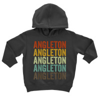 Angleton City Retro T Shirt Toddler Hoodie | Artistshot