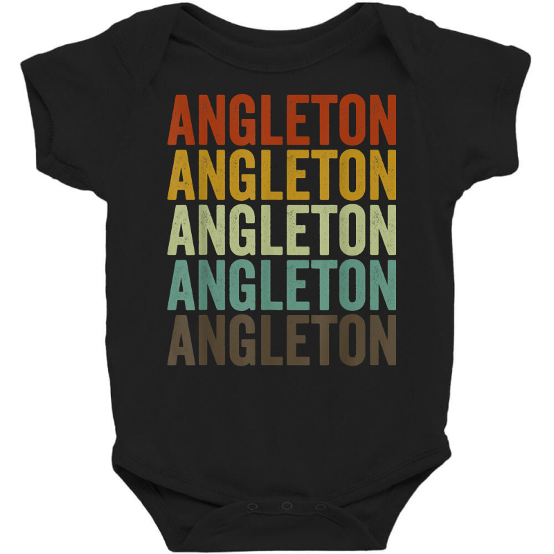 Angleton City Retro T Shirt Baby Bodysuit by beckiguralk28 | Artistshot