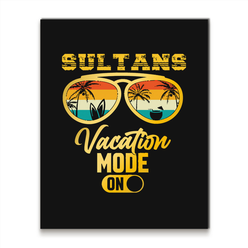 Sultans T Shirt Sultans Maldives Summer Vacation Metal Print Vertical | Artistshot