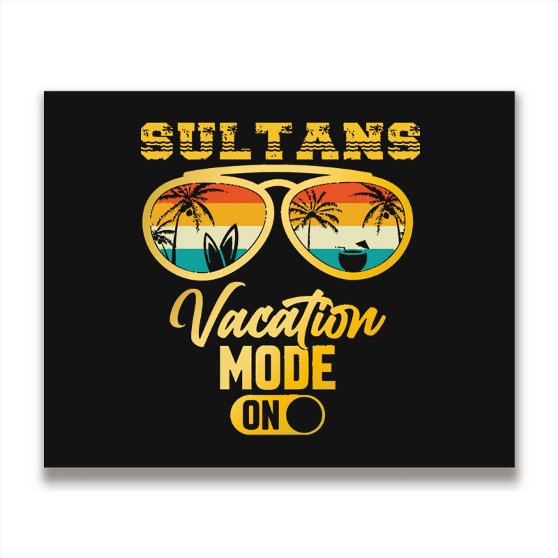 Sultans T Shirt Sultans Maldives Summer Vacation Metal Print Horizontal | Artistshot