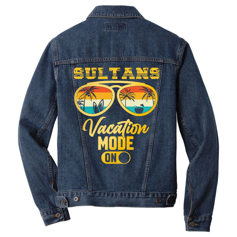 Sultans T Shirt Sultans Maldives Summer Vacation Men Denim Jacket | Artistshot