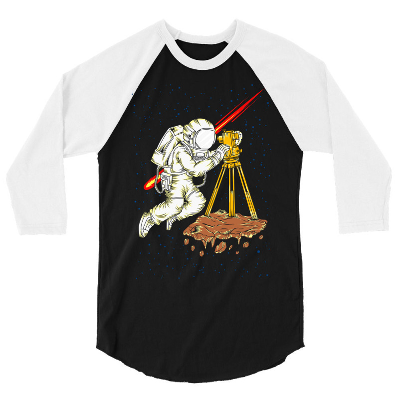 Space Surveyor 3/4 Sleeve Shirt by azmth | Artistshot