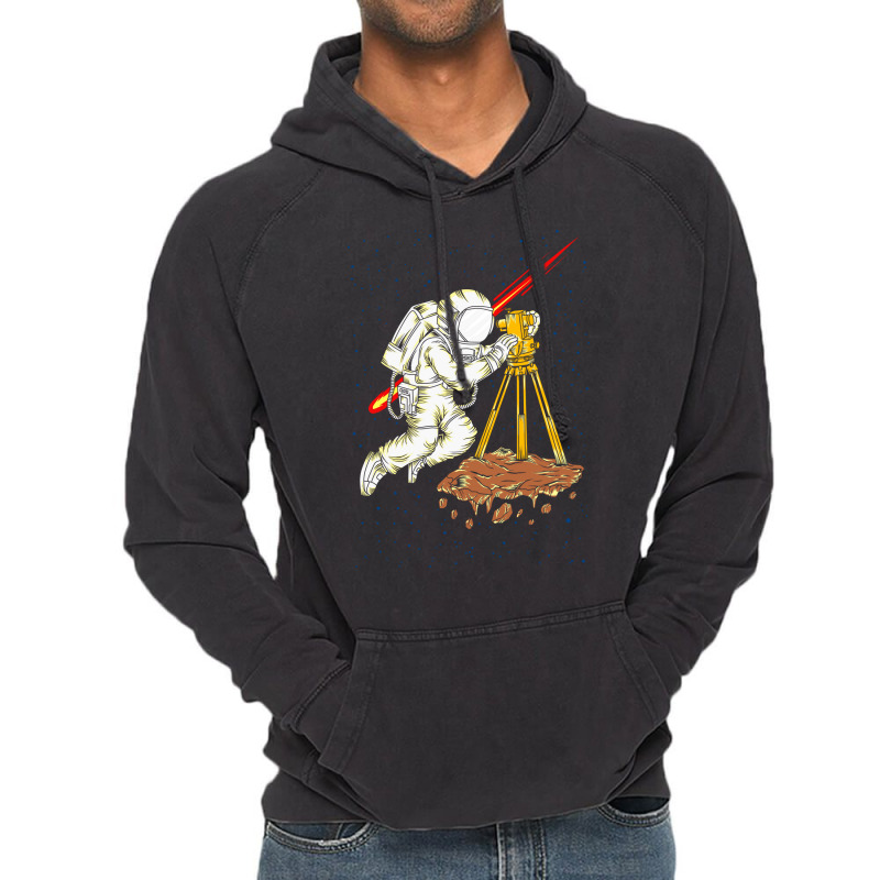 Space Surveyor Vintage Hoodie by azmth | Artistshot