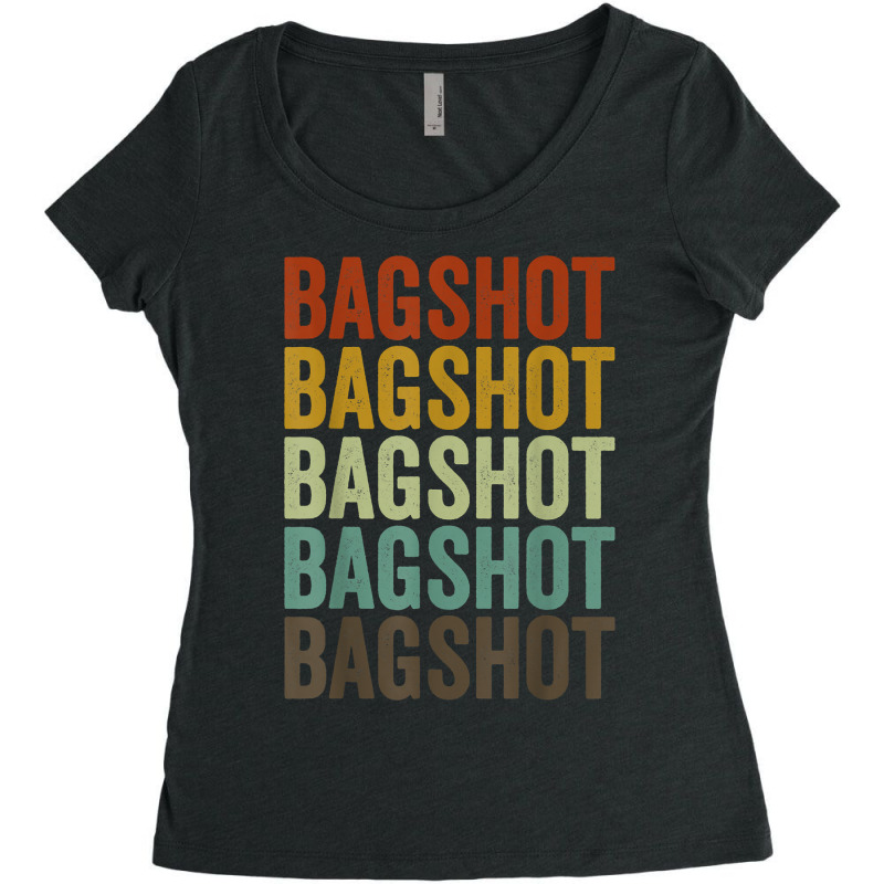 Bagshot City Retro T Shirt Women's Triblend Scoop T-shirt by tzecluco | Artistshot