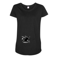 Flat Track - Sideways 1 Maternity Scoop Neck T-shirt | Artistshot