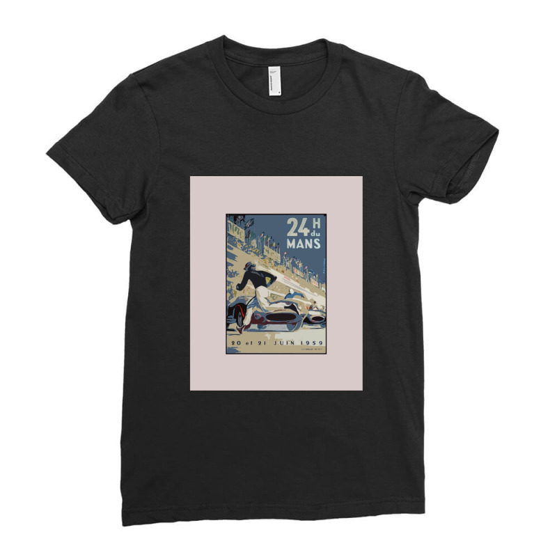 Lemans 59 Ladies Fitted T-Shirt by NancyGaona | Artistshot