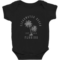 Clearwater Beach Est. 1915 Fl Florida Vintage Pullover Hoodie Baby Bodysuit | Artistshot