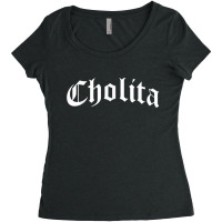 Cholita Chola Chicana Mexican American Pride Hispanic Latina Women's Triblend Scoop T-shirt | Artistshot