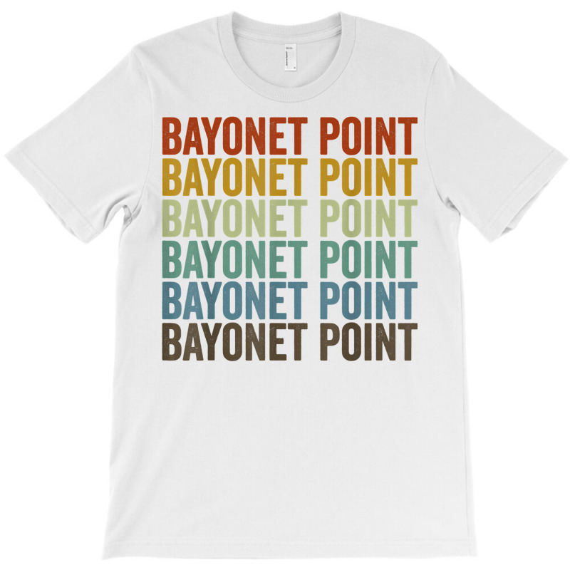 Bayonet Point City Retro T Shirt T-shirt | Artistshot