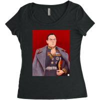 Jason Isaacs As Marshal Zhukov In The Death Of Stalin Women's Triblend Scoop T-shirt | Artistshot