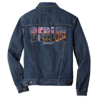 Berlin State Germany Vacation Berlin City Vintage Effect T Shirt Men Denim Jacket | Artistshot