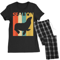 Cute Sea Lion Animal Women's Pajamas Set | Artistshot