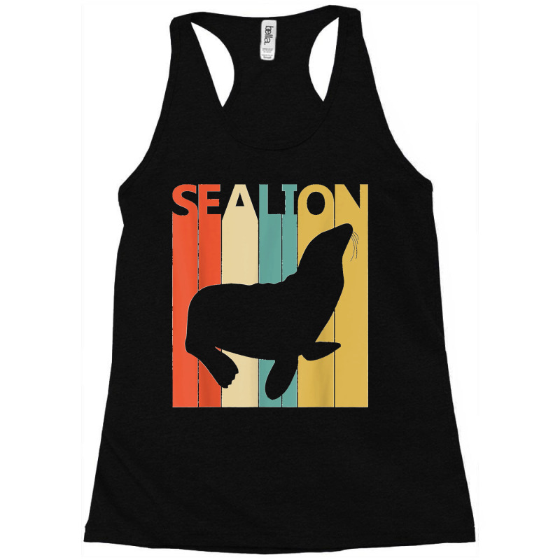 Cute Sea Lion Animal Racerback Tank by ROGERWILLIAMWARD | Artistshot