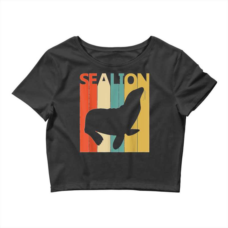 Cute Sea Lion Animal Crop Top by ROGERWILLIAMWARD | Artistshot