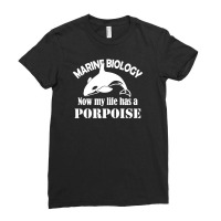 Porpoise Marine Biology Funny Ladies Fitted T-shirt | Artistshot