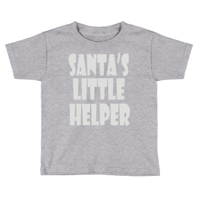 Santa's Little Helper Toddler T-shirt Designed By Mdk Art