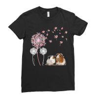 Dandelion Guinea Pig Cute Guinea Pig Floral Dandelion Spread Ladies Fitted T-shirt | Artistshot