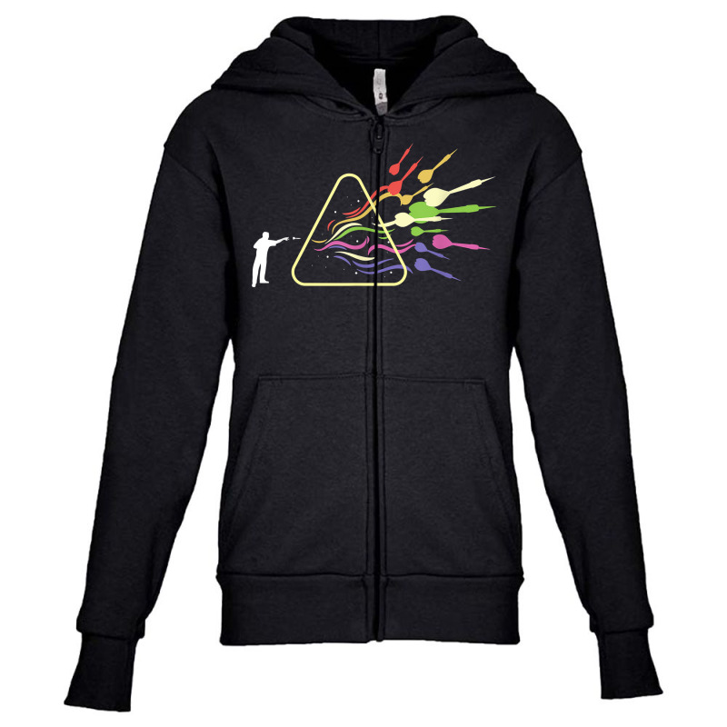 Prism Dart Philosophy Rainbow Triangular Prism Science T Shirt Youth Zipper Hoodie by silviabzp | Artistshot