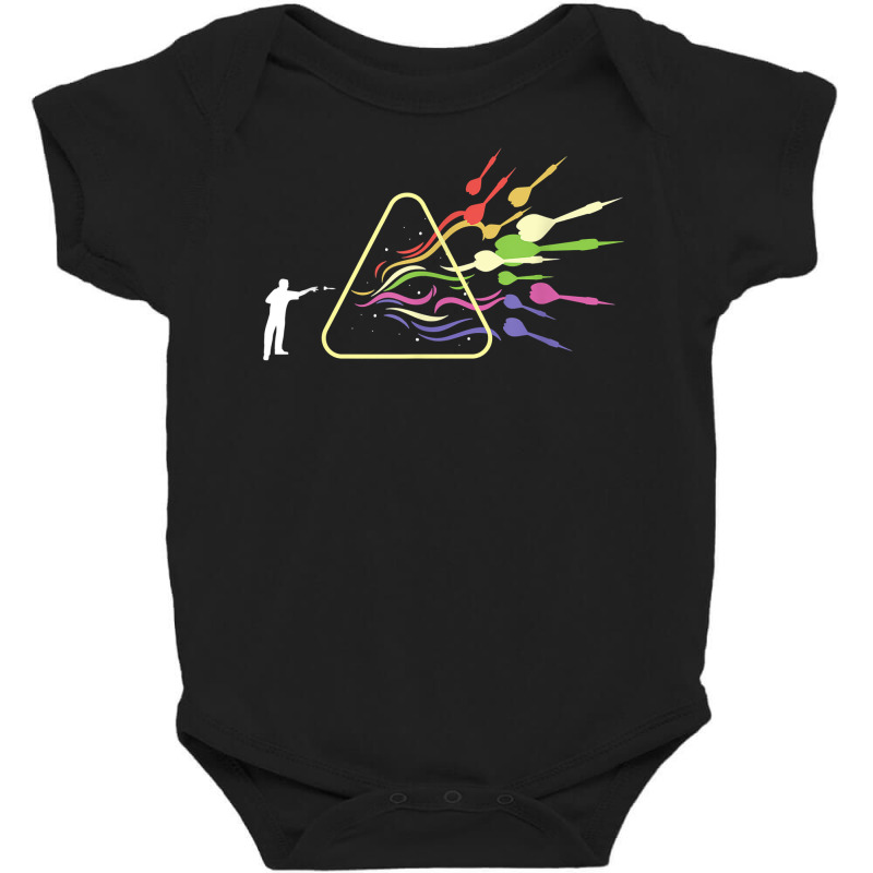 Prism Dart Philosophy Rainbow Triangular Prism Science T Shirt Baby Bodysuit by silviabzp | Artistshot