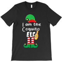 Coquito Elf Funny Puerto Rico Matching Christmas Bilingual T-shirt | Artistshot