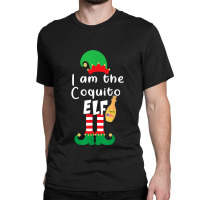 Coquito Elf Funny Puerto Rico Matching Christmas Bilingual Classic T-shirt | Artistshot