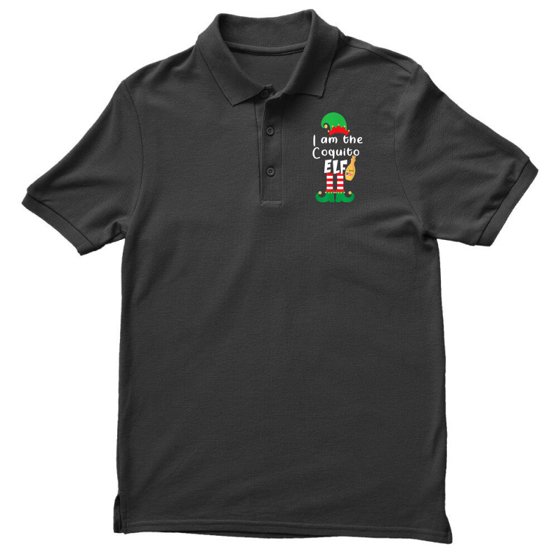 Coquito Elf Funny Puerto Rico Matching Christmas Bilingual Men's Polo Shirt by MalcolmJCausby | Artistshot