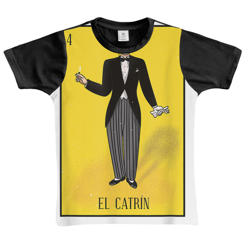 El Catrin Lottery Gift The Gentleman Card Mexican Lottery Graphic Youth T-shirt by CarolinePascua | Artistshot