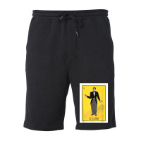 El Catrin Lottery Gift The Gentleman Card Mexican Lottery Fleece Short | Artistshot