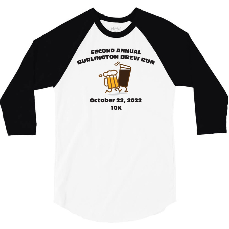 Burlington Brew Run 2022 3/4 Sleeve Shirt | Artistshot