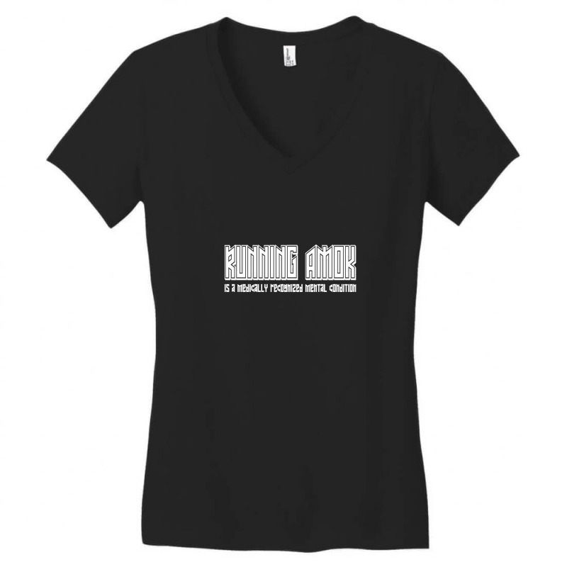 Running Amok 1 Women's V-Neck T-Shirt by JenniferKreiser | Artistshot