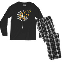 Dandelion Flying Giraffe Flower Wildlife Zookeeper Herbalist Men's Long Sleeve Pajama Set | Artistshot